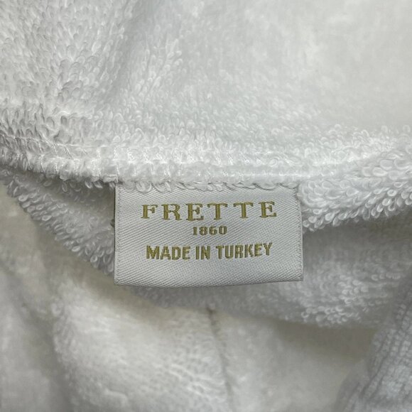 NEW FRETTE Unisex Velour Shawl Collar Bathrobe Size L - Picture 5 of 10